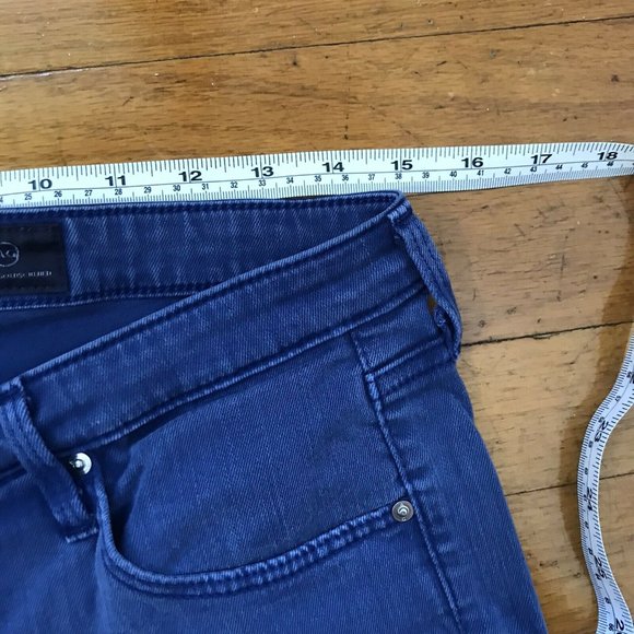 AG Adriano Goldschmied Blue Stevie Ankle Slim 29R - Picture 11 of 12